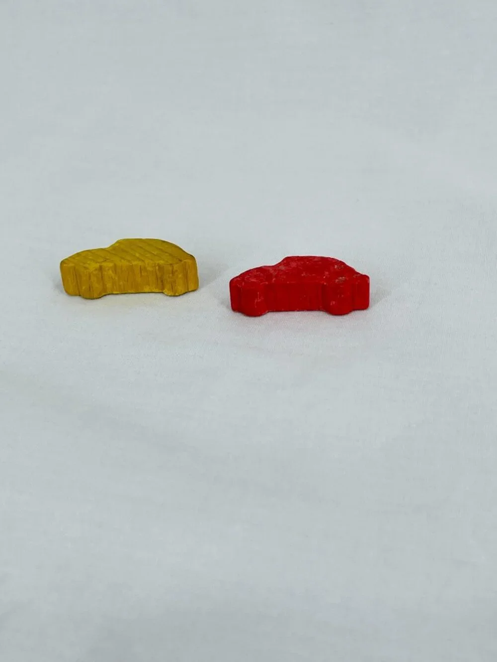 Small Handmade Meeple Wooden Vehicles Bundle (Two Cars and 3 Trucks)